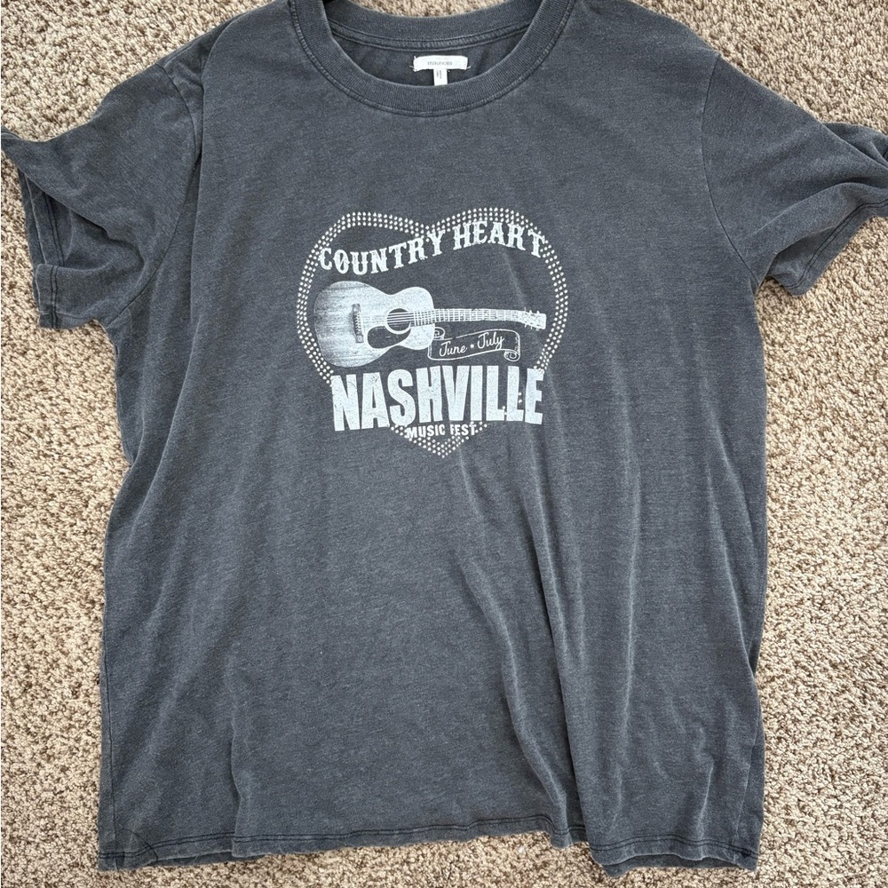 Maurices Charcoal Crew Neck Tee